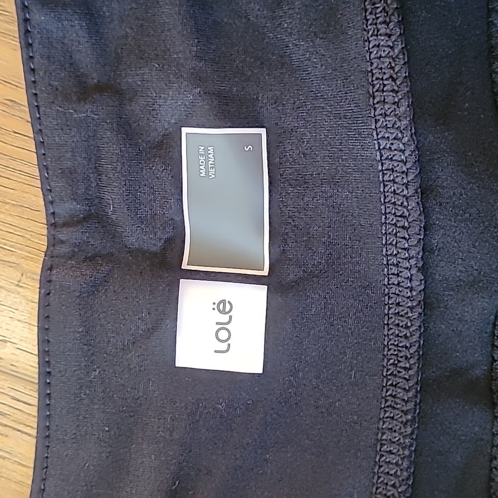 Lole Butter Lounge Pants, Size S, Black, Soft, Pockets, Cuffed Ankles - Picture 5 of 8